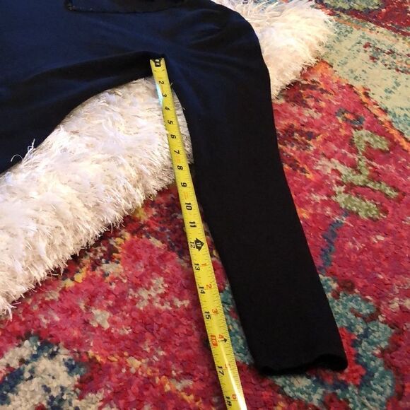 Ralph Ralph Lauren M silk and cotton beaded V-neck three-quarter sleeve dress - Picture 9 of 15